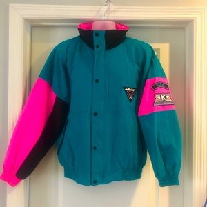 Vintage FILA Snow Beach Thinsulate Neon Ski Jacket